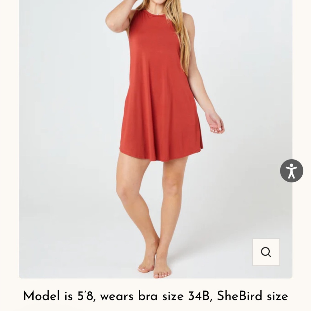 Women's Rust Mini Dress